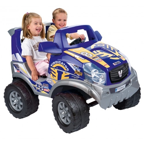 12v Big Wheel Kids Blue Vindicator Electric Jeep