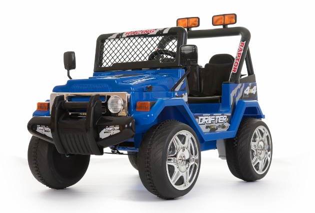 12v Blue Two Seater Off Road Kids Electric Jeep