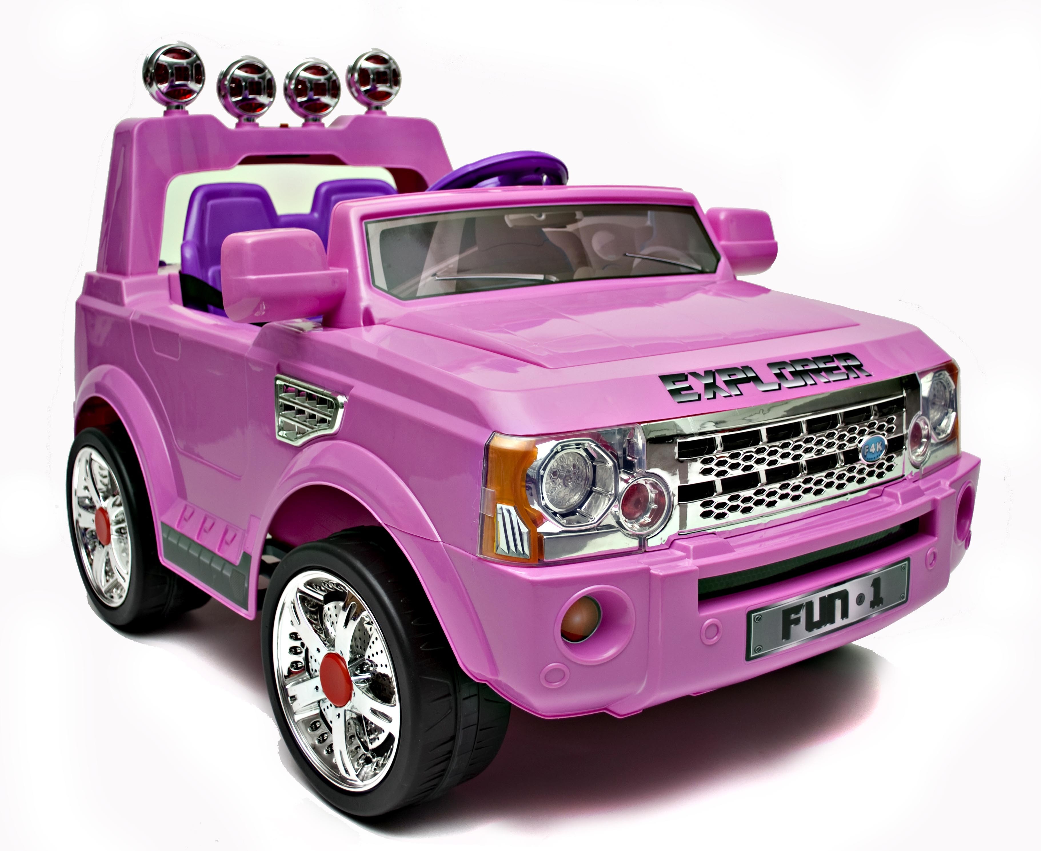 12v Cute Pink Range Rover Style Kids 4x4 Car