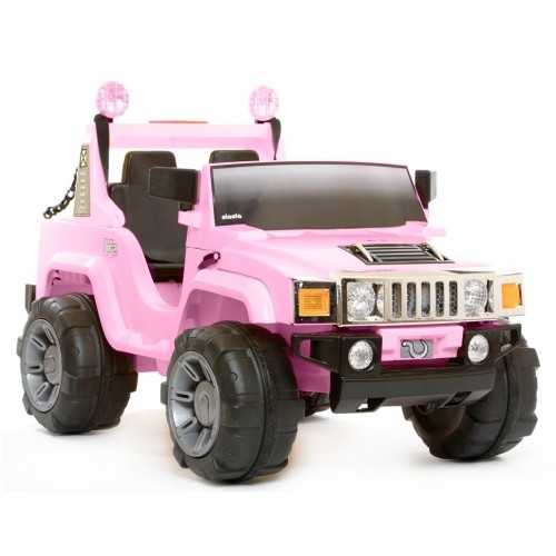 12v Kids Ride On Pink Girls Hummer Jeep