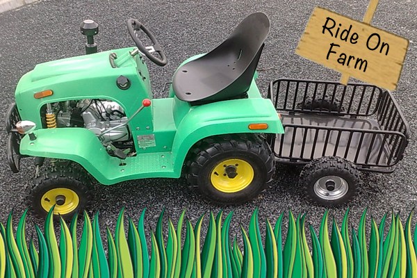 Review Of 125cc Petrol Engine Kids Ride On Tractor A Best Kids Toy Idea