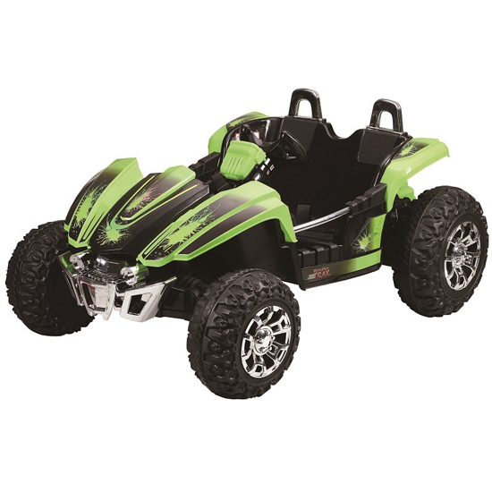 Where to Buy Two Seat Lime Green 12v Kids Radical Dune Buggy a Cool ...