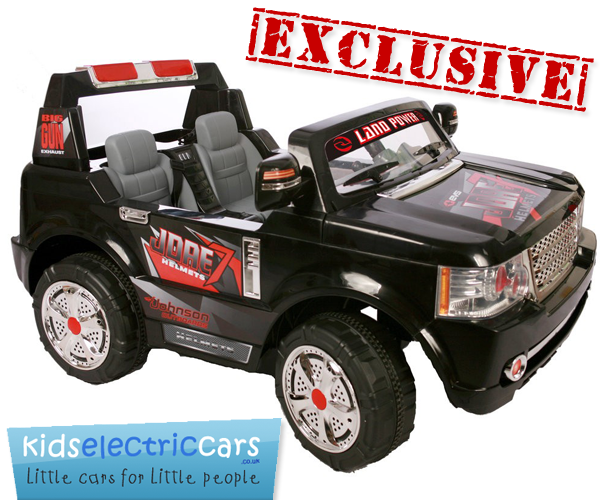 24v Black Fast 2-Seat Range Rover Style Ride-on Jeep