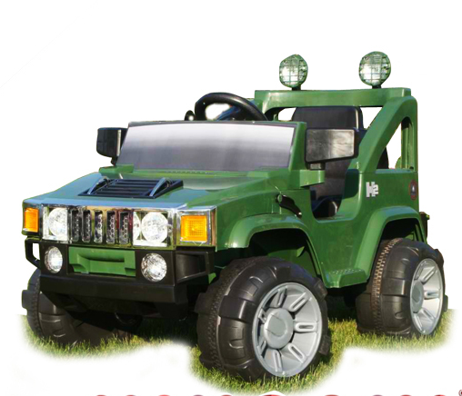6v Hummer Style Ride-on Jeep with Headlights