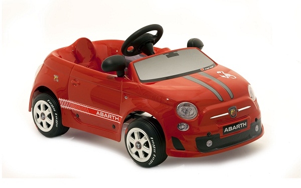 6v Kids Fiat 500 Abarth Rossa Red Sports Car