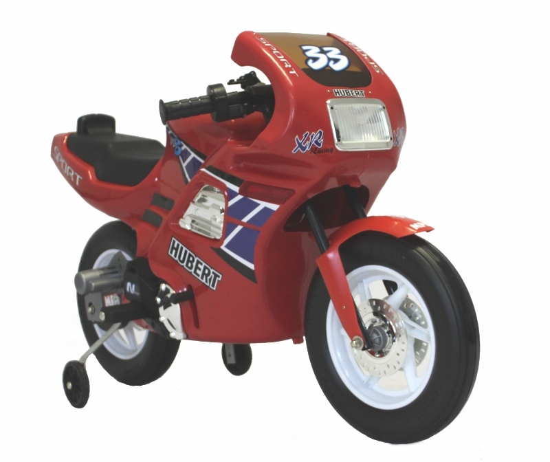 6v Red Superbike Child's Motorbike With Stabilisers