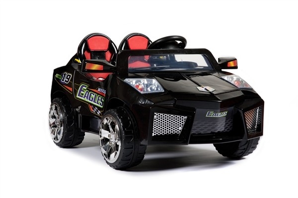Black 12v Lamborghini Style Battery Powered Car