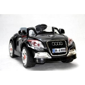 Black Audi TT Style Kids 6v Car with MP3