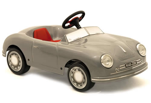 Classic 356 Silver 6v Ride On Porsche Kids Car