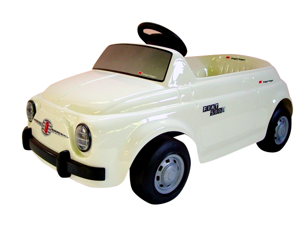 Classic Cream Fiat 500 Pedal Car