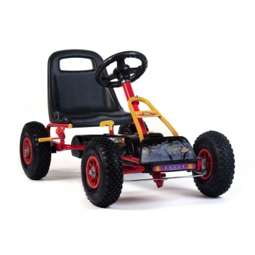 Classic Racing Pedal Kart with Rubber Tyres