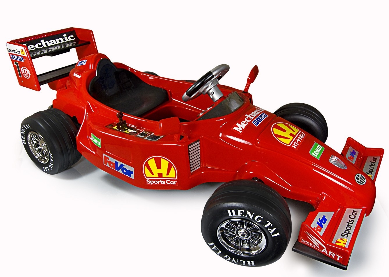 F1 12v Battery Powered Ride On Car [Red]