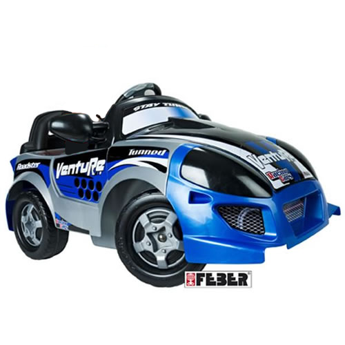 Feber 6v Blue Roadster Ride-on Battery Sports Car