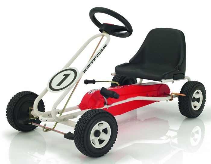 Review of Kettler Spa Kids Premium White Pedal Go Kart a Very