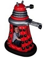 Kids 6v Dr Who Electric Ride-in Dalek Toy