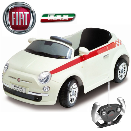 Licensed Fiat 500 6v Kids Car with Parental Remote