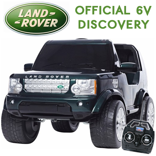 Licensed Kids 6v Land Rover Discovery Jeep Ride On With Remote