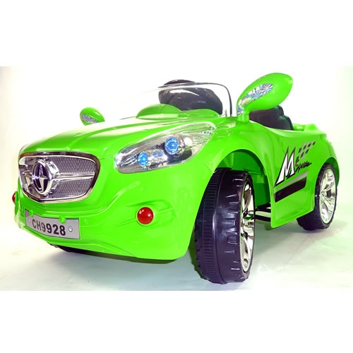 Lime Green 12v Merc Style Kids Electric Roadster