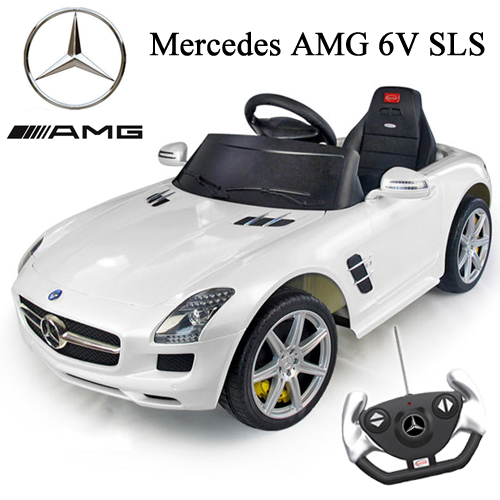 Official 6v Mercedes SLS AMG Ride-on Car with Remote