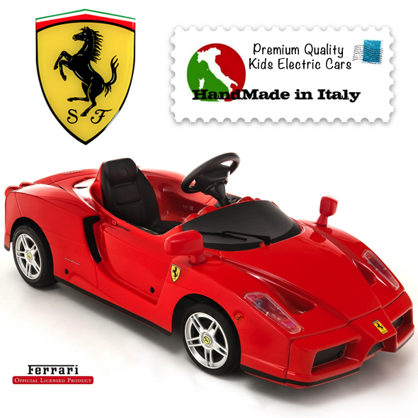 Official Ferrari Enzo 12v Kids Electric Ride On Car