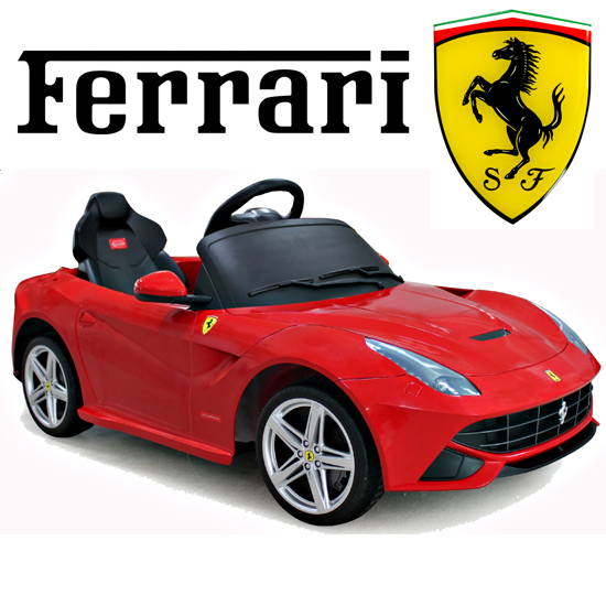 Official Ferrari F12 Red 6v Kids Electric Car