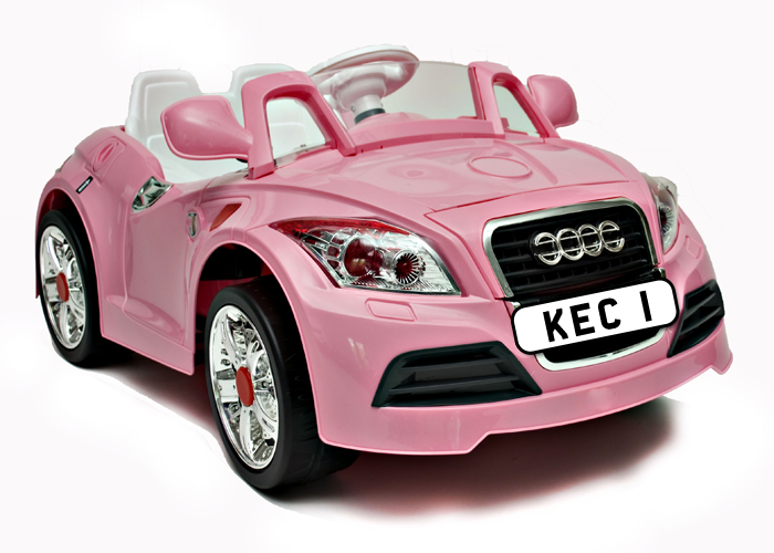 Pink Audi Style TT Kids 6v Car, MP3 & Remote Control