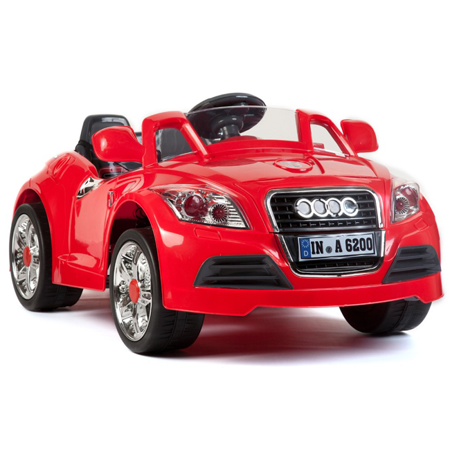 Red 12v Kids Audi Style Roadster Sports Car
