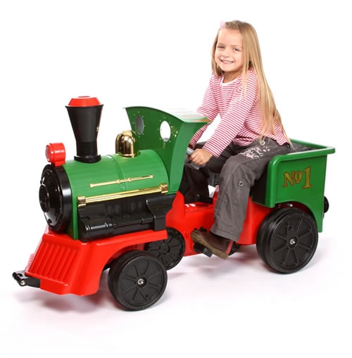 Traditional Pedal British Steam Engine Kids Train