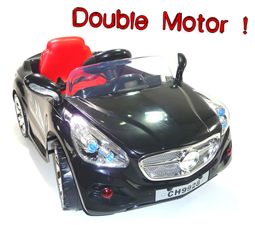Two Speed Ultimate 12v Black Merc Style Kids Ride On