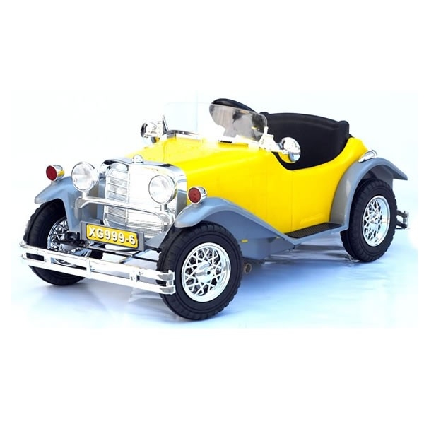 Vintage Style 6v Electric Ride-on Car with Remote Control