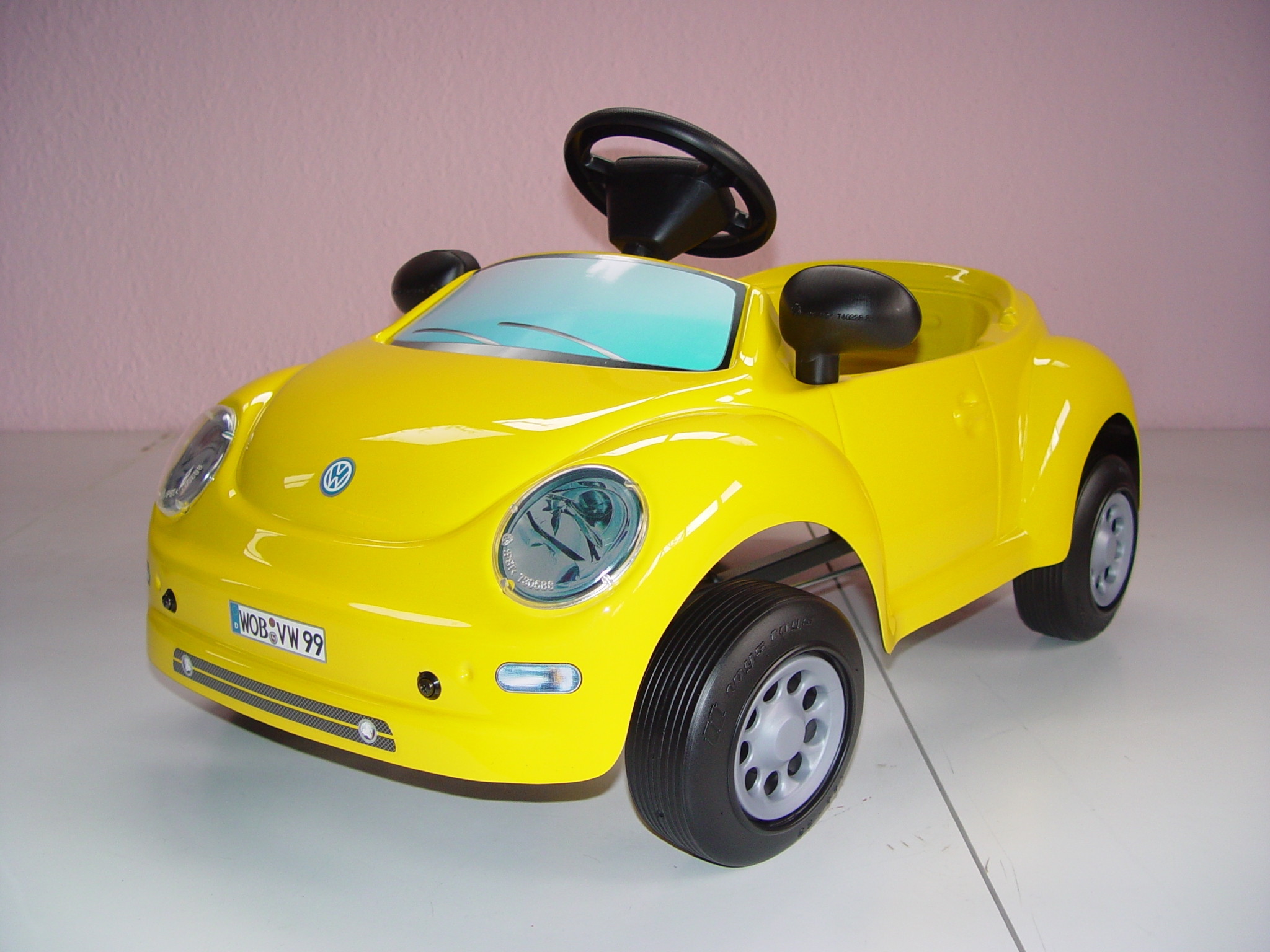 VW Small Baby Beetle Pedal Ride-On Car